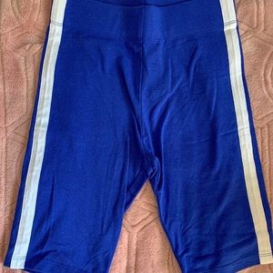 Blue bike shorts
